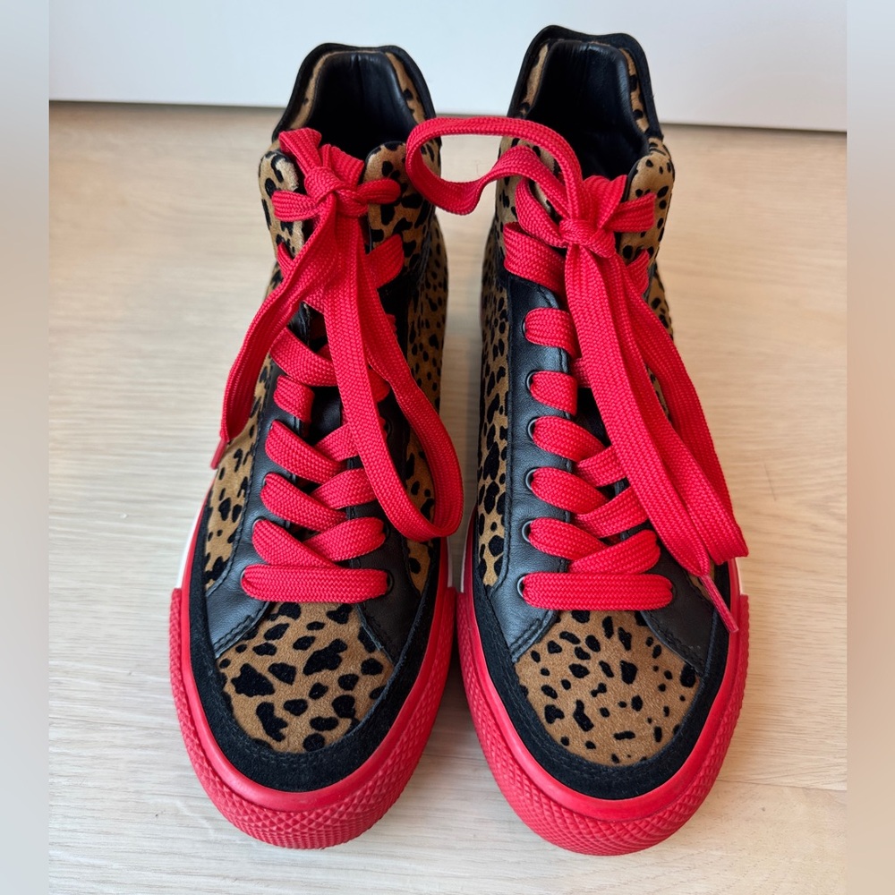 Rag & Bone Rb Army High Tops In Tan Cheetah Print… - image 2